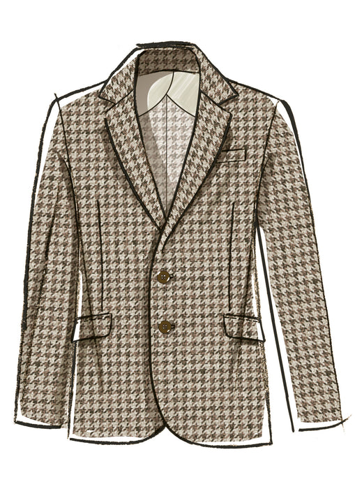 McCall's sewing pattern 8614 Unisex Blazer from Jaycotts Sewing Supplies