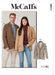 McCall's sewing pattern 8614 Unisex Blazer from Jaycotts Sewing Supplies