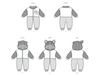 McCall's sewing pattern 8617 Babies' Jumpsuits from Jaycotts Sewing Supplies