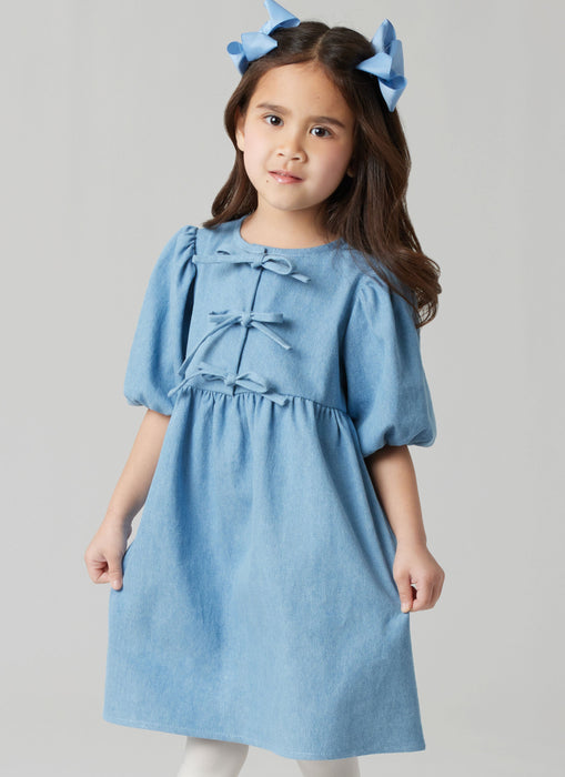 McCall's sewing pattern 8618 Girls' Top, Dress and Pants from Jaycotts Sewing Supplies