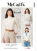 McCall's sewing pattern 8620 Vintage 1980's Laura Ashley blouses from Jaycotts Sewing Supplies