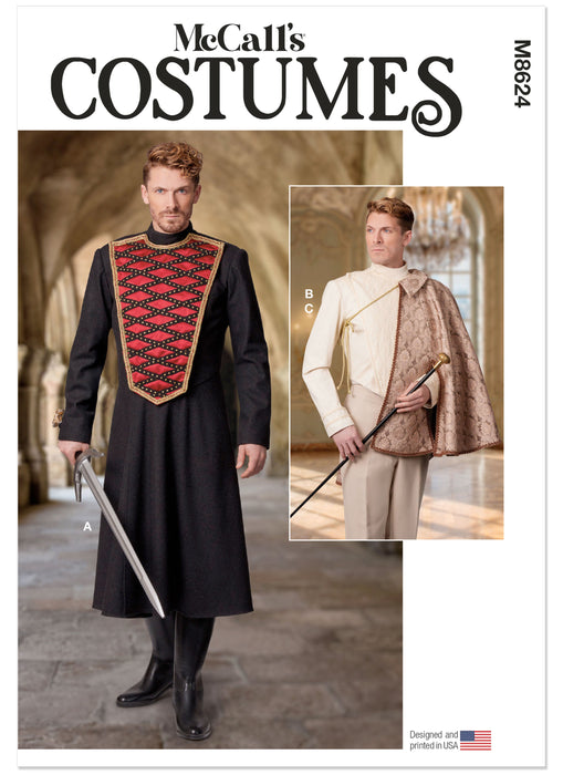McCall's sewing pattern 8624 Men's Costume from Jaycotts Sewing Supplies