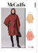 McCall's sewing pattern 8628 Misses' Cape in Two Lengths and Tie Belt from Jaycotts Sewing Supplies