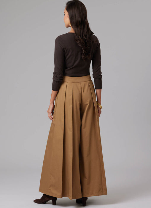 McCall's sewing pattern 8631 Misses' Pleated Shorts and Trousers from Jaycotts Sewing Supplies