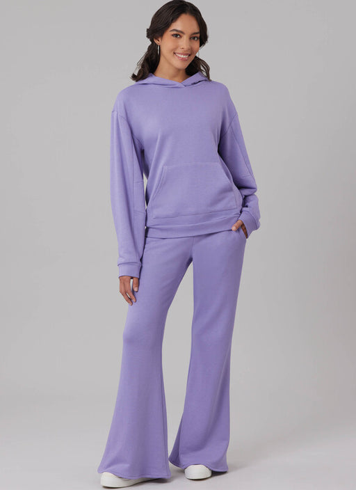 McCall's sewing pattern 8633 Misses' Sweatshirt, Hoodie, Shorts and Pants from Jaycotts Sewing Supplies
