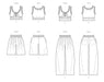 McCall's sewing pattern 8634 Misses' Lounge Top in Two Lengths, Shorts and Pants from Jaycotts Sewing Supplies