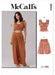 McCall's sewing pattern 8634 Misses' Lounge Top in Two Lengths, Shorts and Pants from Jaycotts Sewing Supplies