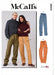 McCall's sewing pattern 8636 Unisex Pull On Trousers from Jaycotts Sewing Supplies