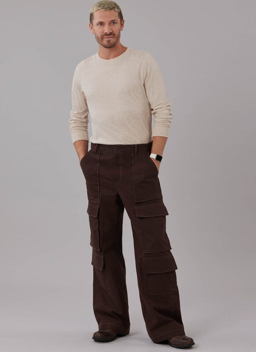 McCall's sewing pattern 8639 Men's Cargo Pants from Jaycotts Sewing Supplies