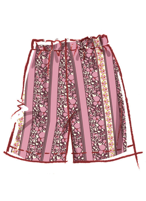 McCall's sewing pattern 8642 Girl's Shirt in Two Lengths, Shorts and Pants from Jaycotts Sewing Supplies