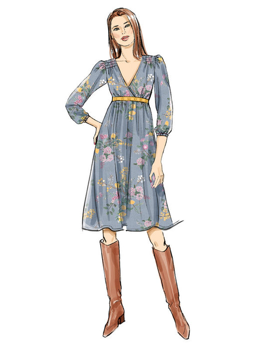 McCall's sewing pattern 8643 Misses' Lined Dresses by Laura Ashley from Jaycotts Sewing Supplies