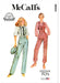 McCall's sewing pattern 8645 Misses' Overalls, Pants and Blouse from Jaycotts Sewing Supplies