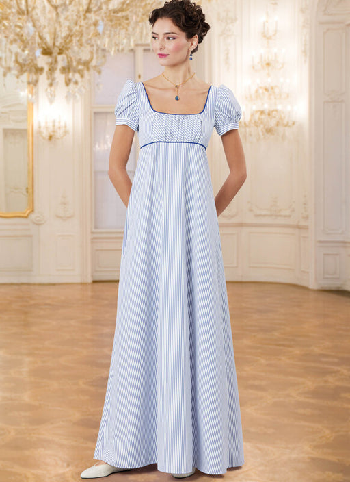 McCall's sewing pattern 8647 Misses' Regency Gowns from Jaycotts Sewing Supplies