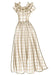 McCall's sewing pattern 8650 Misses' and Miss Petite Ruffle Neck Midi Dress from Jaycotts Sewing Supplies