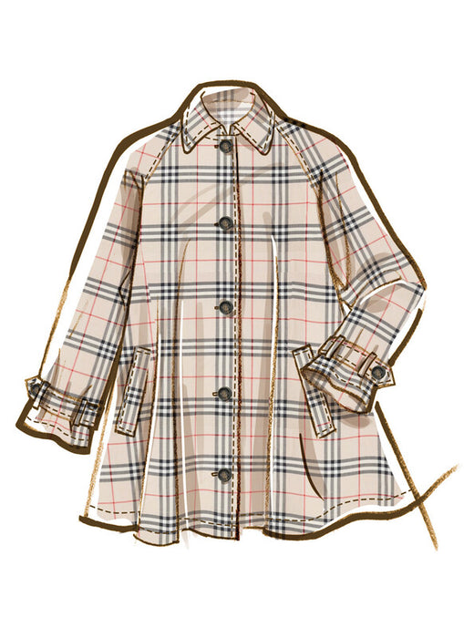 McCall's sewing pattern 8655 Misses' Trench Coat in Three Lengths with Optional Hood from Jaycotts Sewing Supplies