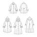 McCall's sewing pattern 8655 Misses' Trench Coat in Three Lengths with Optional Hood from Jaycotts Sewing Supplies