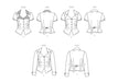 McCall's sewing pattern 8658 Misses' Woven Top with Sleeve Variations from Jaycotts Sewing Supplies