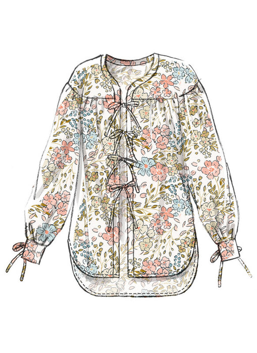 McCall's sewing pattern 8663 Misses' Lounge Top, Shorts and Pants from Jaycotts Sewing Supplies