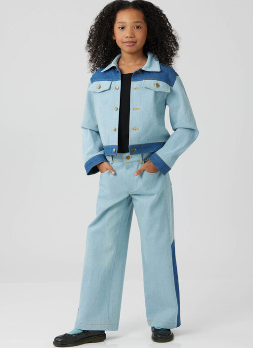 McCall's sewing pattern 8666 Girl's Jacket and Pants from Jaycotts Sewing Supplies