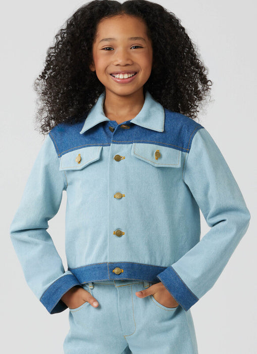 McCall's sewing pattern 8666 Girl's Jacket and Pants from Jaycotts Sewing Supplies