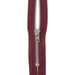 YKK silver tooth Metal Dress Zips - Wine from Jaycotts Sewing Supplies