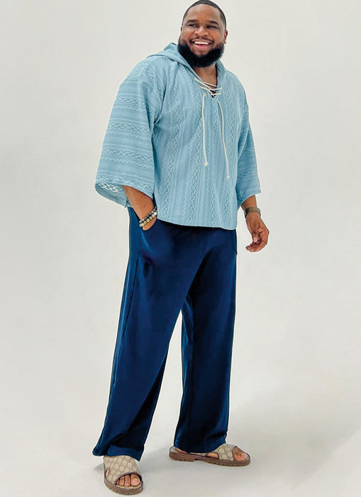 Know Me sewing pattern 2025 Men's Top, Hoodie and Pants from Jaycotts Sewing Supplies