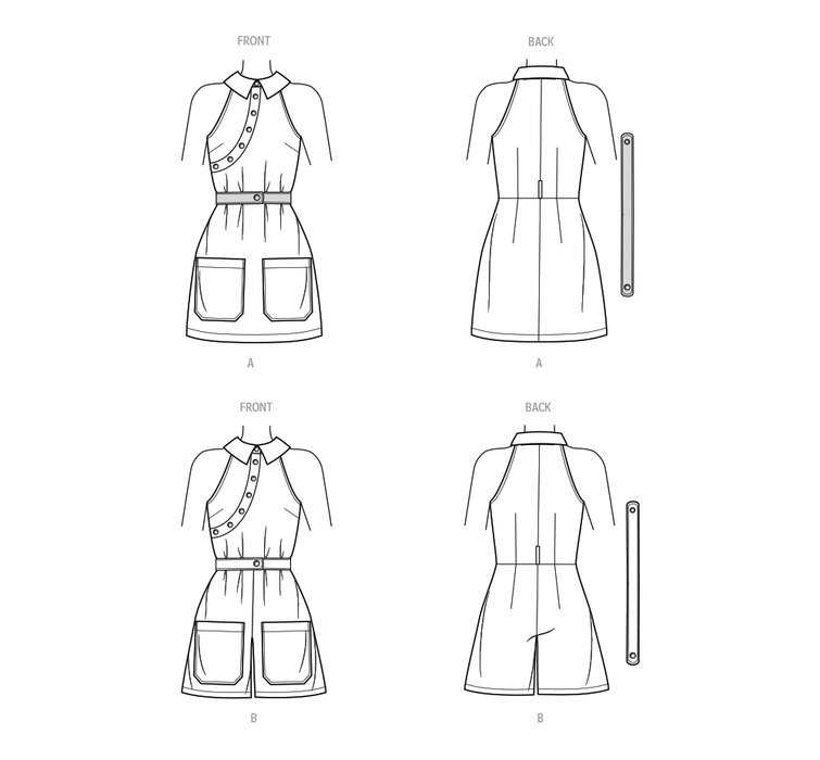 Know Me sewing pattern 2030 Misses' Dress and Romper from Jaycotts Sewing Supplies