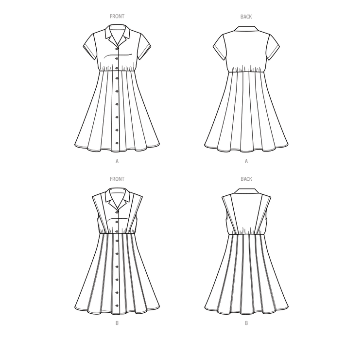 Know Me sewing pattern 2031 Misses' Dresses from Jaycotts Sewing Supplies