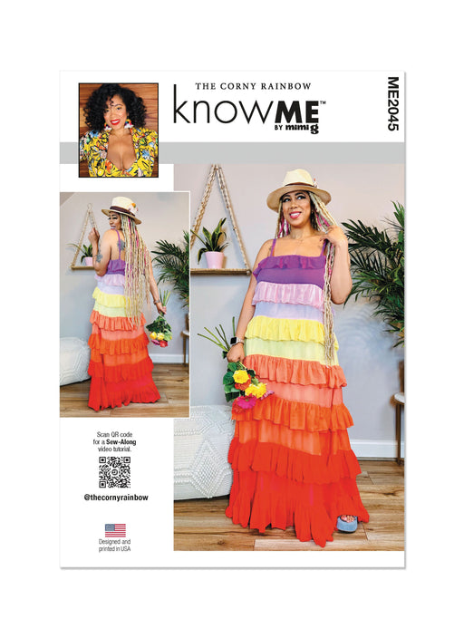 Know Me sewing pattern 2045 Maxi Dress from Jaycotts Sewing Supplies