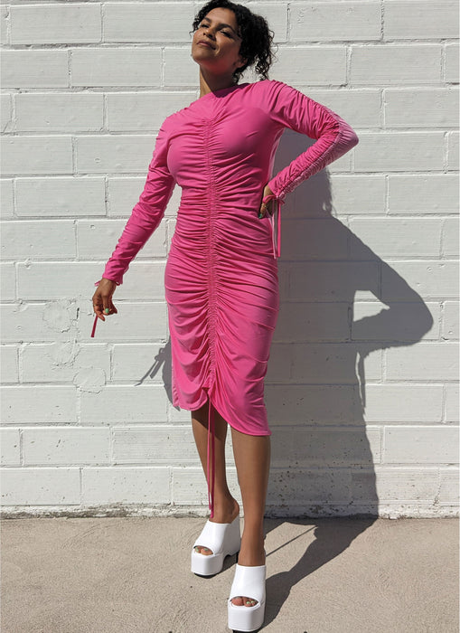 Know Me sewing pattern 2049 Reversible Knit Dress by Lydia Naomi from Jaycotts Sewing Supplies
