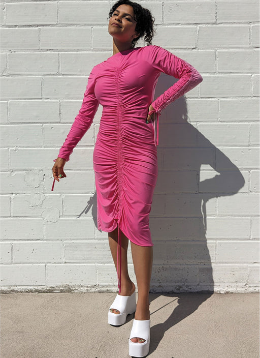 Know Me sewing pattern 2049 Reversible Knit Dress by Lydia Naomi from Jaycotts Sewing Supplies
