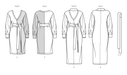 Know Me sewing pattern 2050 Knit Dress in Two Lengths by Aaronica B. Cole from Jaycotts Sewing Supplies