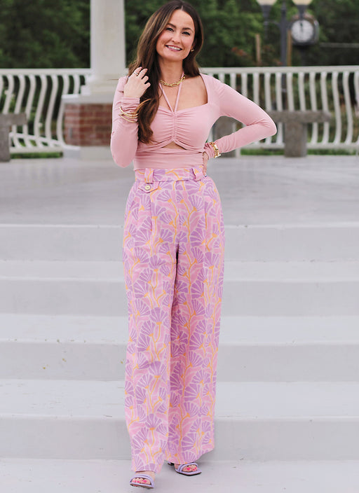 Know Me sewing pattern 2053  Pants and Knit Top by The Stitch Fitz from Jaycotts Sewing Supplies