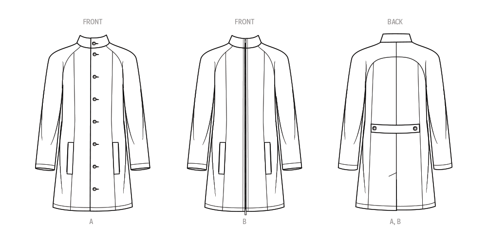Know Me sewing pattern 2059 Men's Coat by Julian Creates from Jaycotts Sewing Supplies