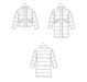 Know Me sewing pattern 2061 Men's Puffer Coat by Norris Dánta Ford from Jaycotts Sewing Supplies