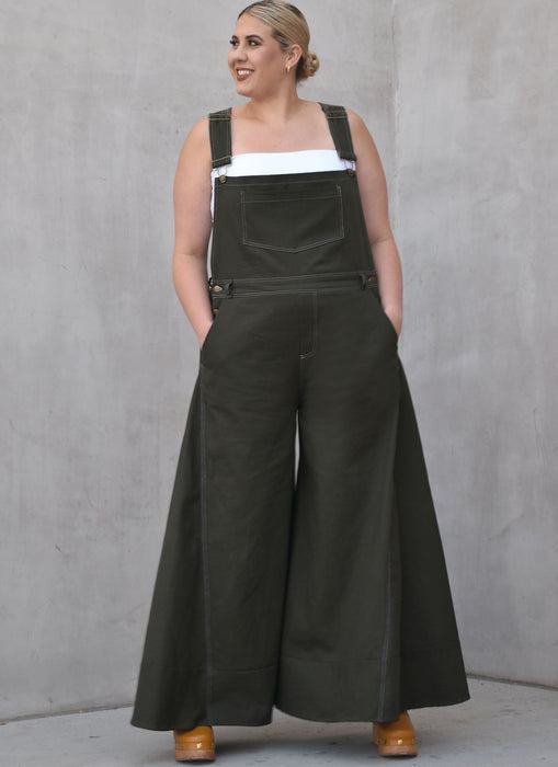 Know Me sewing pattern 2062 Misses' Overalls by Alisha Grace from Jaycotts Sewing Supplies