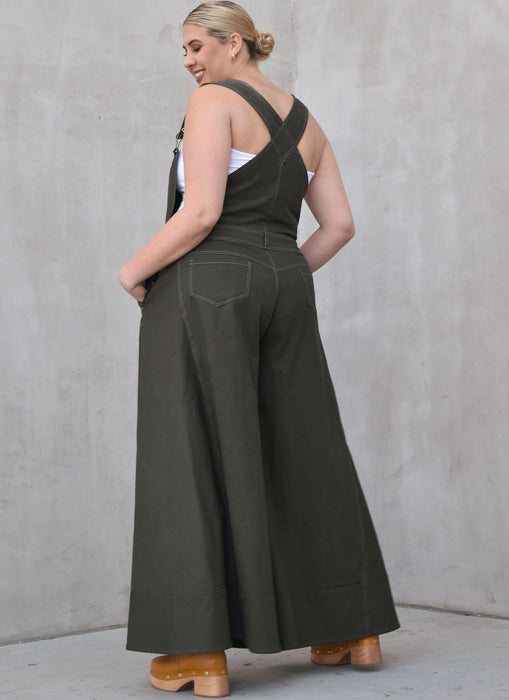 Know Me sewing pattern 2062 Misses' Overalls by Alisha Grace from Jaycotts Sewing Supplies