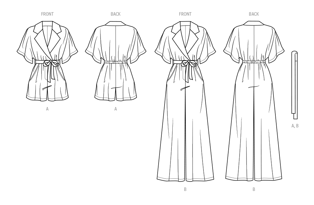 Know Me sewing pattern 2063 Romper and Jumpsuit by Brittany J. Jones from Jaycotts Sewing Supplies