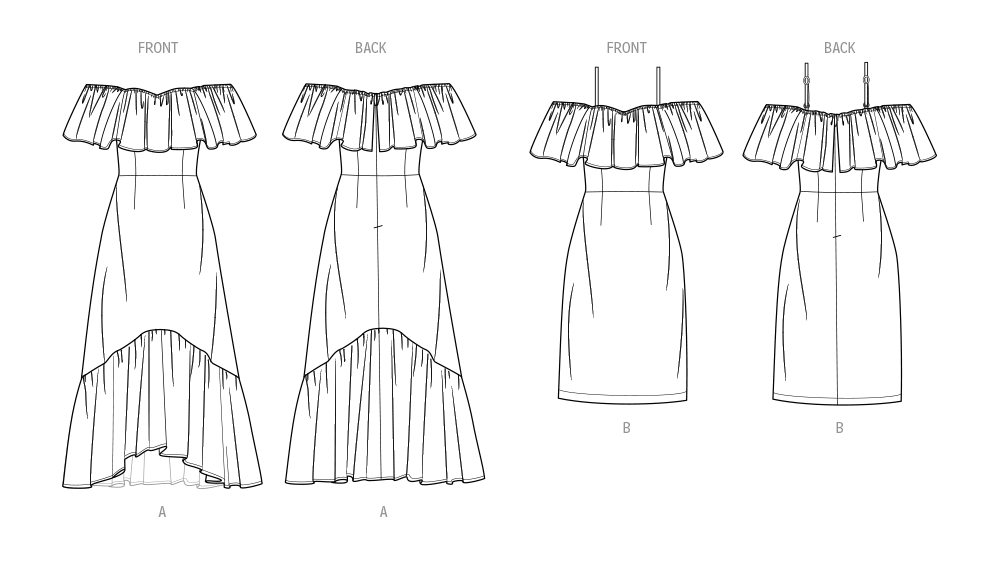 Know Me sewing pattern 2067 Misses' Dresses by The Stitch Fitz from Jaycotts Sewing Supplies