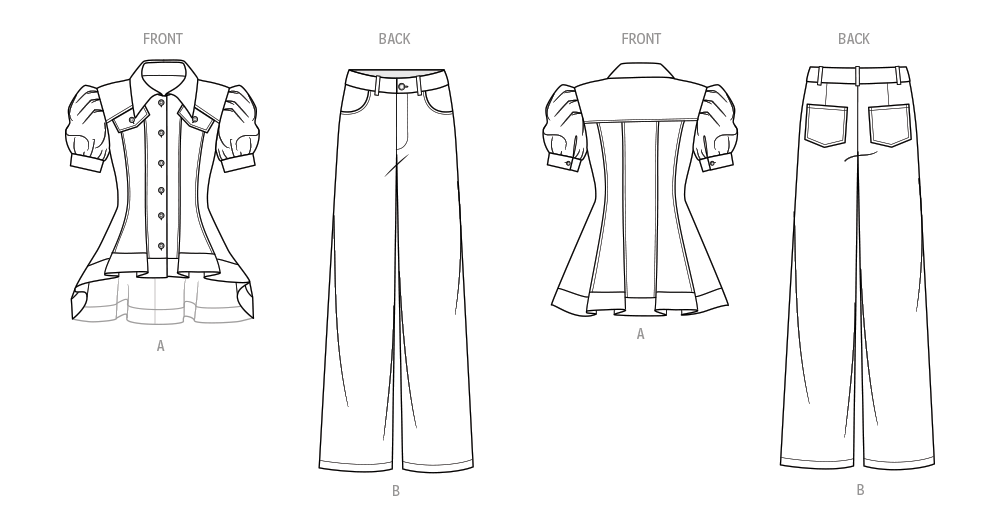 Know Me sewing pattern KM2069 Top and Pants by Lynn Brannelly from Jaycotts Sewing Supplies