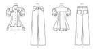 Know Me sewing pattern KM2069 Top and Pants by Lynn Brannelly from Jaycotts Sewing Supplies