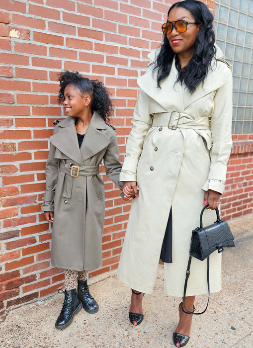Know Me sewing pattern 2070 Girl's and Misses' Trench Coat by Beaute' J'Adore from Jaycotts Sewing Supplies