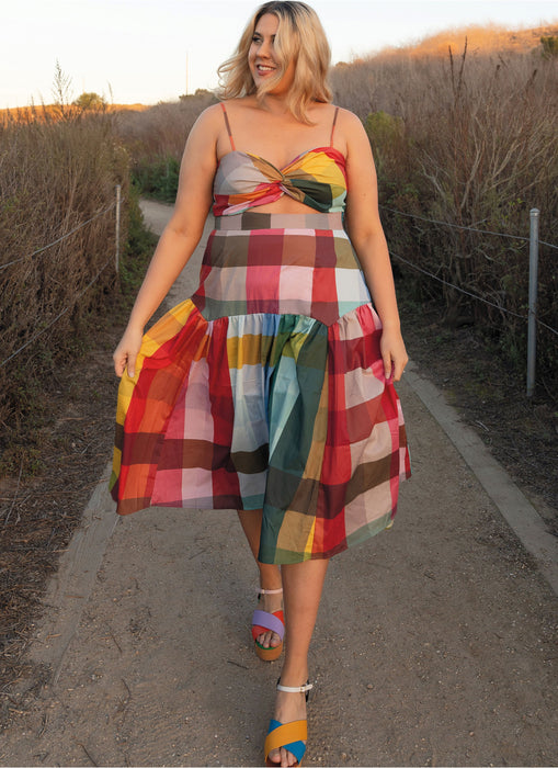 Know Me sewing pattern KM2073 Crop Top and Skirt by Alisha Grace from Jaycotts Sewing Supplies