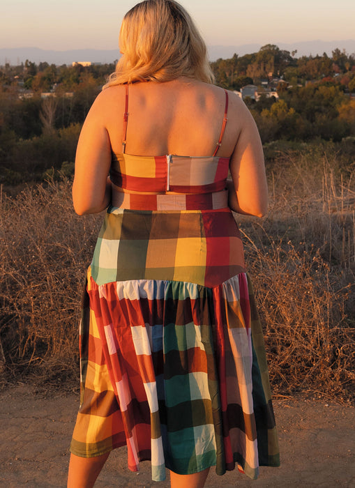Know Me sewing pattern KM2073 Crop Top and Skirt by Alisha Grace from Jaycotts Sewing Supplies