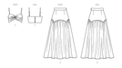 Know Me sewing pattern KM2073 Crop Top and Skirt by Alisha Grace from Jaycotts Sewing Supplies