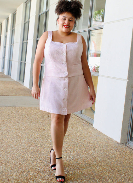 Know Me Sewing Pattern 2107 Misses' and Miss Petite Top and Skirt by Raven Maureen from Jaycotts Sewing Supplies