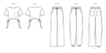 Know Me Sewing Pattern 2110 Knit Top and Woven Pants by Brittany J. Jones from Jaycotts Sewing Supplies