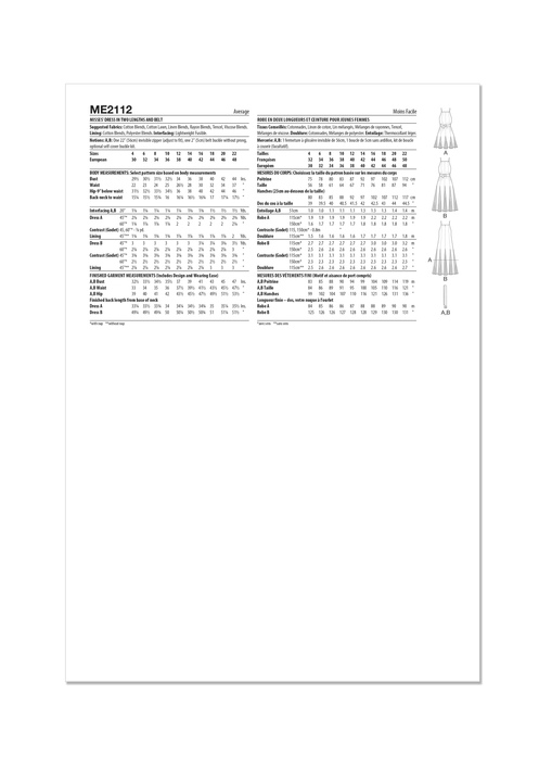 Know Me Sewing Pattern 2112 Misses' Dress and Belt by Holly Darling from Jaycotts Sewing Supplies