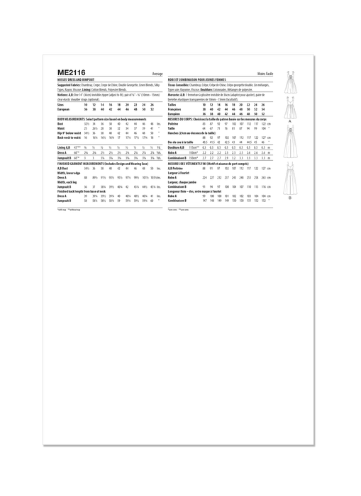 Know Me Sewing Pattern 2116 Misses' Dress and Jumpsuit by Keechii B Style from Jaycotts Sewing Supplies