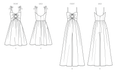 Know Me Sewing Pattern 2116 Misses' Dress and Jumpsuit by Keechii B Style from Jaycotts Sewing Supplies